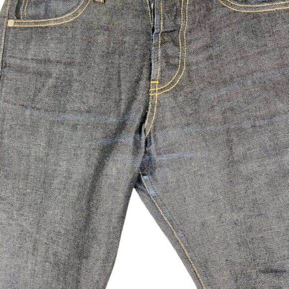 United stock Dry Goods Mens Hard Taper Indigo Selvedge Denim Jeans US 30 - Picture 13 of 15